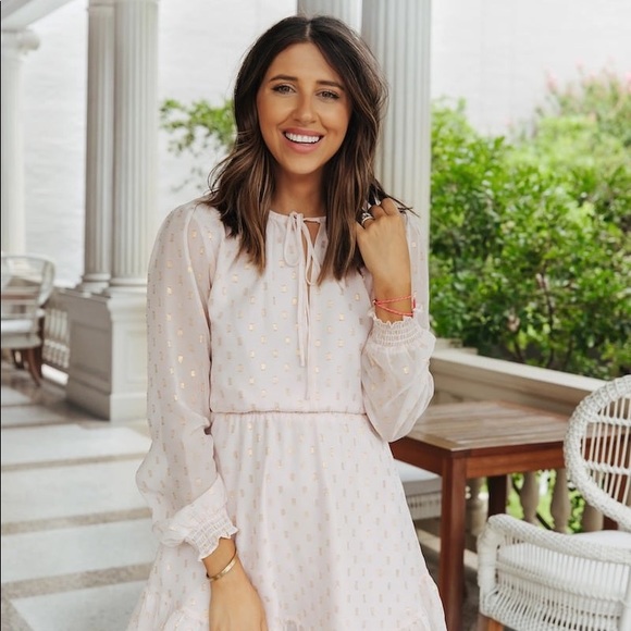 WAYF x BFF Laura Smocked Waist Minidress - Picture 4 of 7